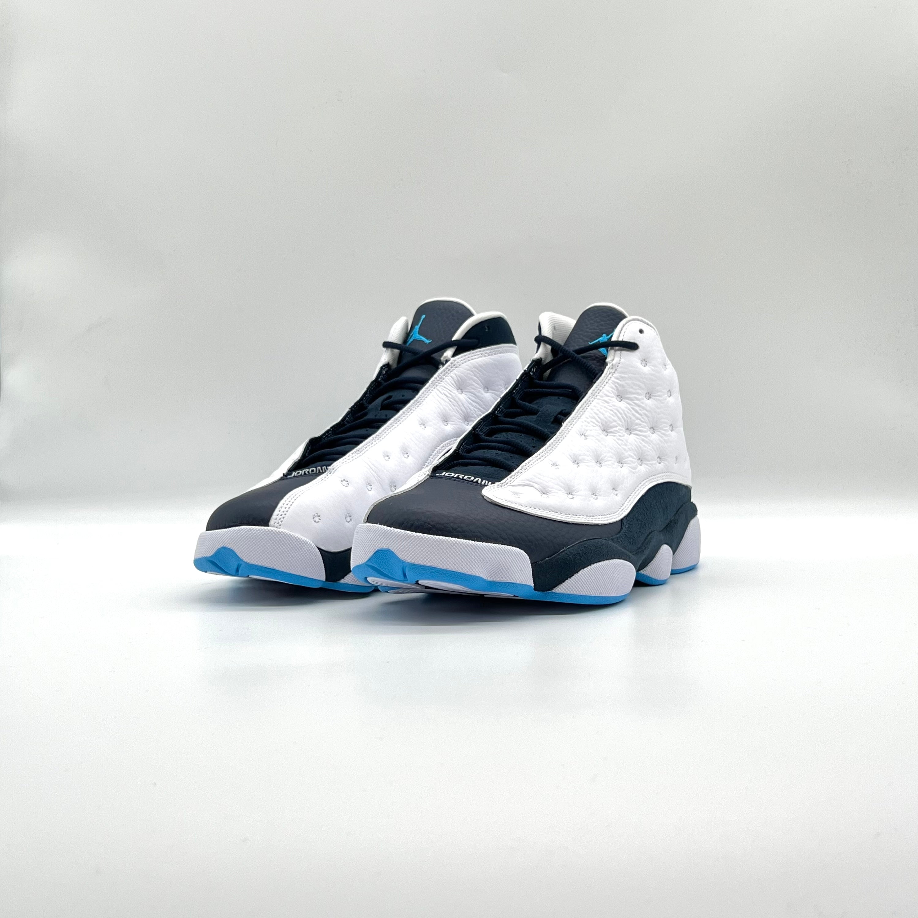 jordan 13 retro obsidian powder blue white
