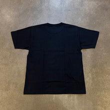 Load image into Gallery viewer, BAPE ABC Blue Camo Big Ape Head Black Tee
