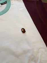 Load image into Gallery viewer, Bape Small Logo Patch White Tee
