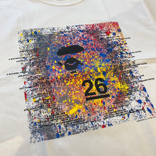 Load image into Gallery viewer, Bape 26TH Anniversary Ape Head White Tee
