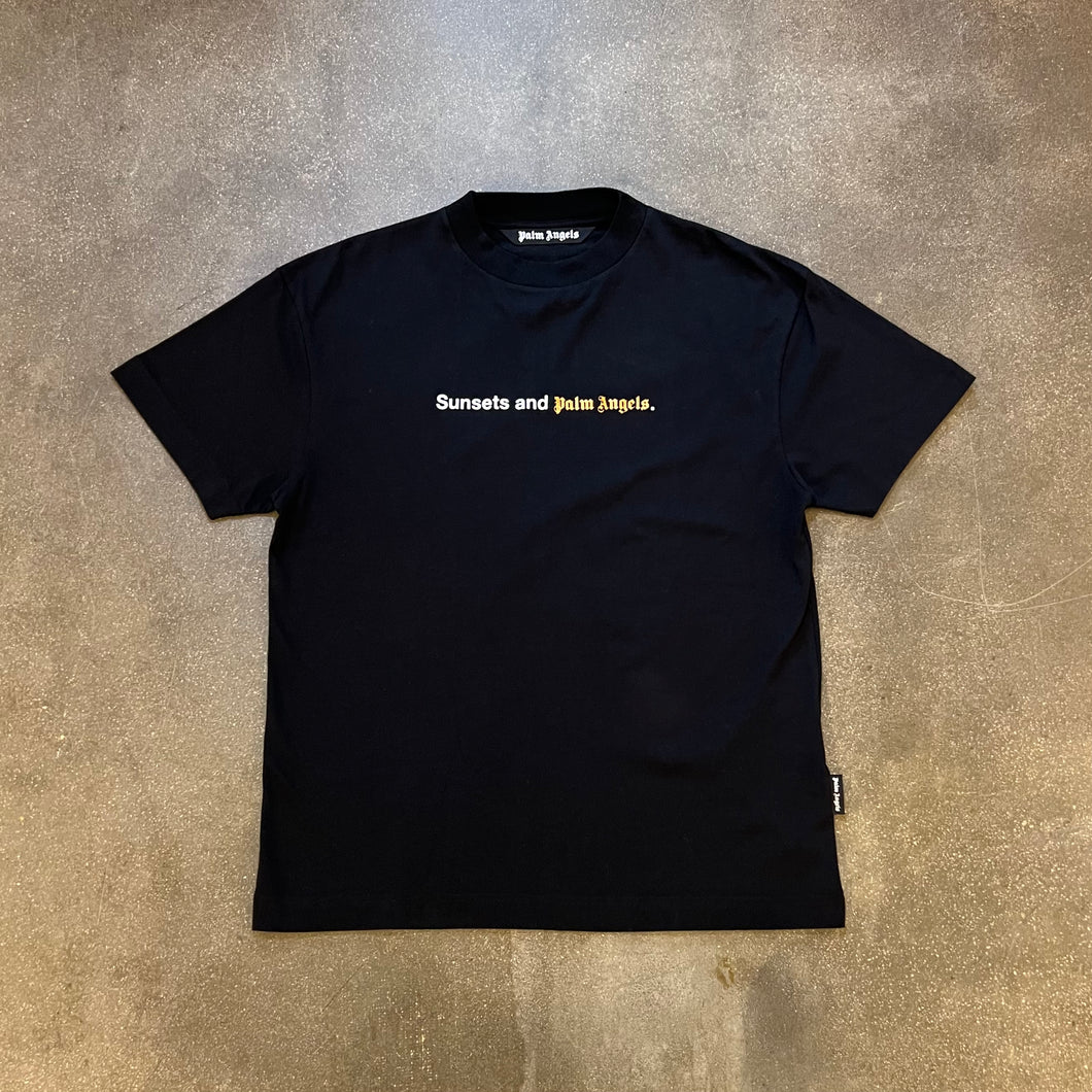 Palm Angels Sunsets Black Tee