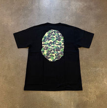 Load image into Gallery viewer, Bape ABC Green Camo Big Ape Head Tee
