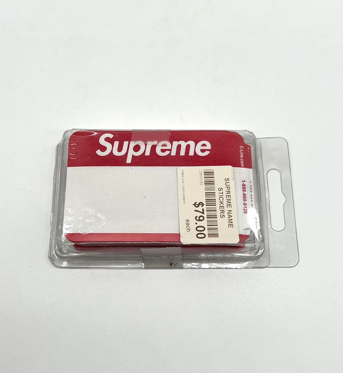 Supreme Name Stickers – FABULOUS CONSIGNMENT STORE