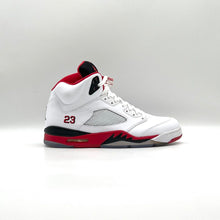 Load image into Gallery viewer, Air Jordan 5 Retro Fire Red Black Tongue 2013
