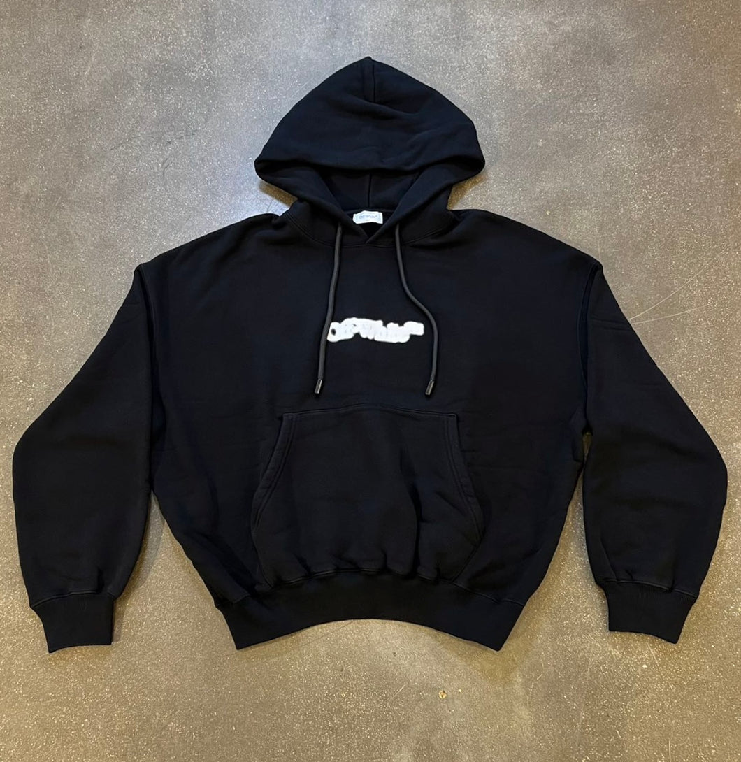 OFF-White Blurr Book Over Black Hoodie