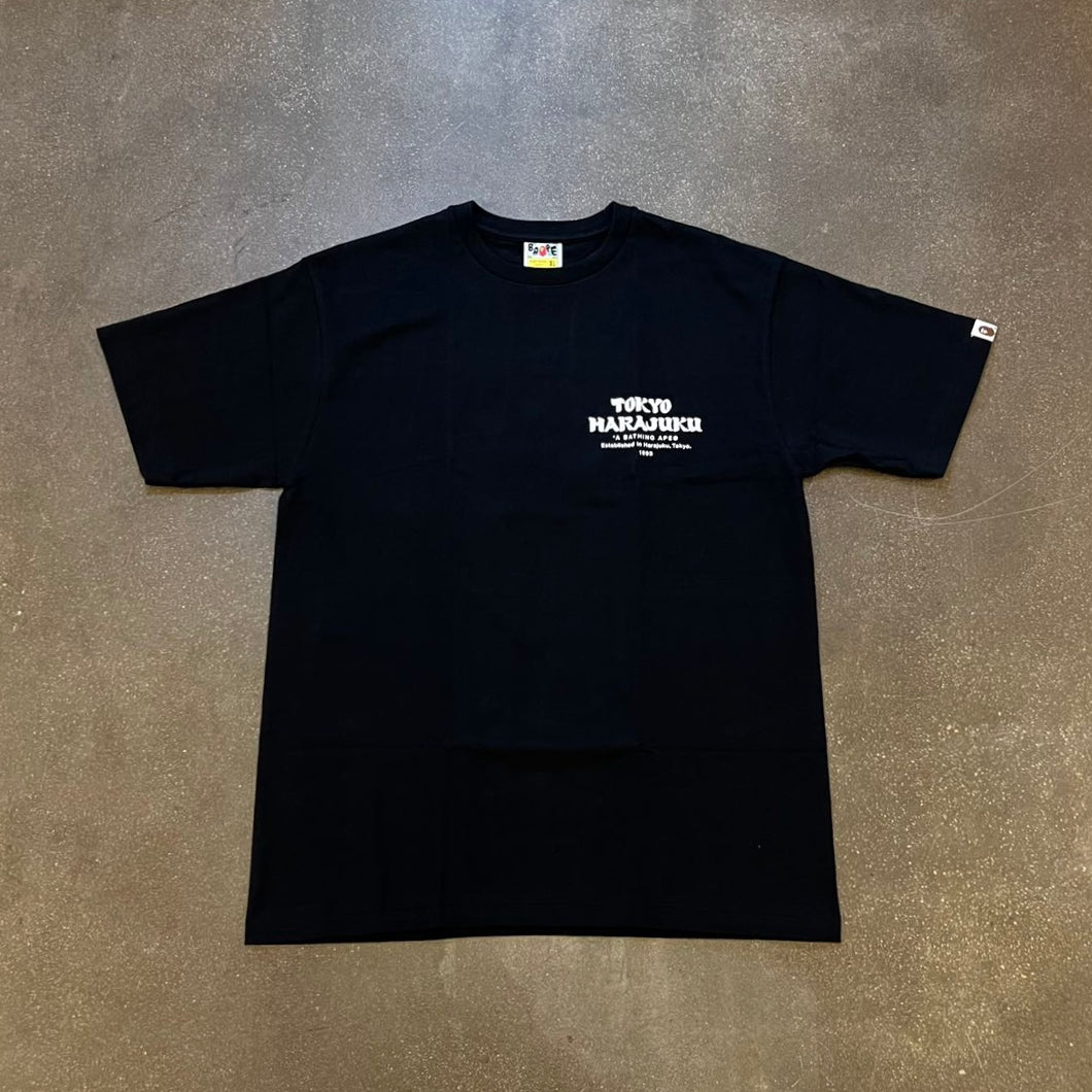 BAPE Tokyo Harajuku Black Tee