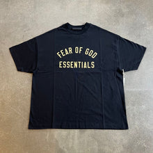 Load image into Gallery viewer, FOG Essentials Black Crewneck Tee
