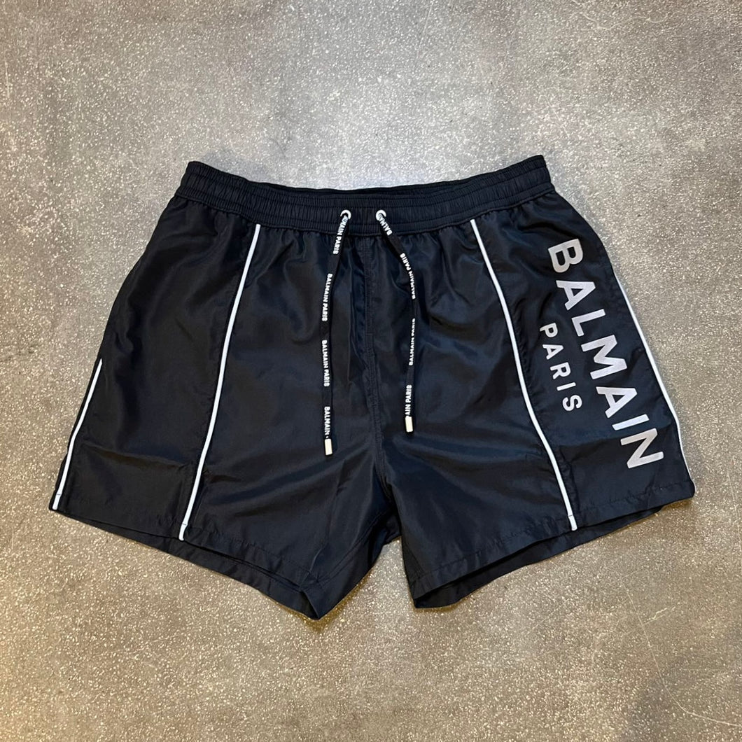 Balmain 3M Swim Black Shorts