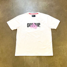 Load image into Gallery viewer, Geedup PFK White Pink Tee
