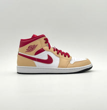 Load image into Gallery viewer, AJ1 Mid Light Curry Cardinal
