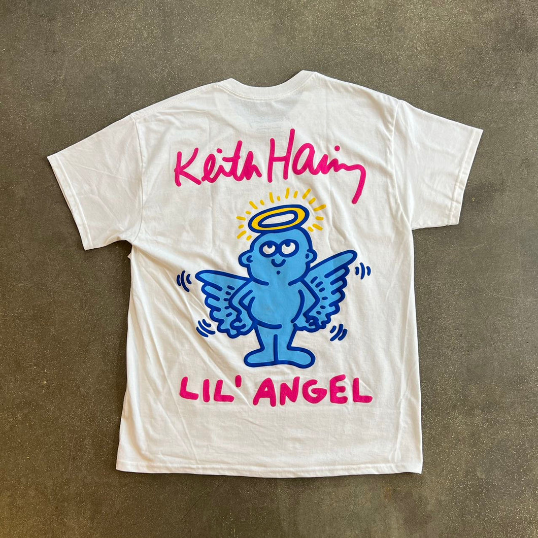 Keith x PacSun Haring Lil Angel White Tee