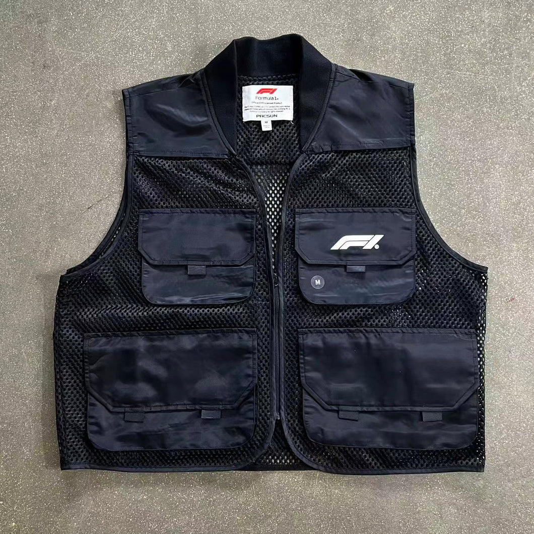 Formula 1 x PacSun Control Cargo Black Vest