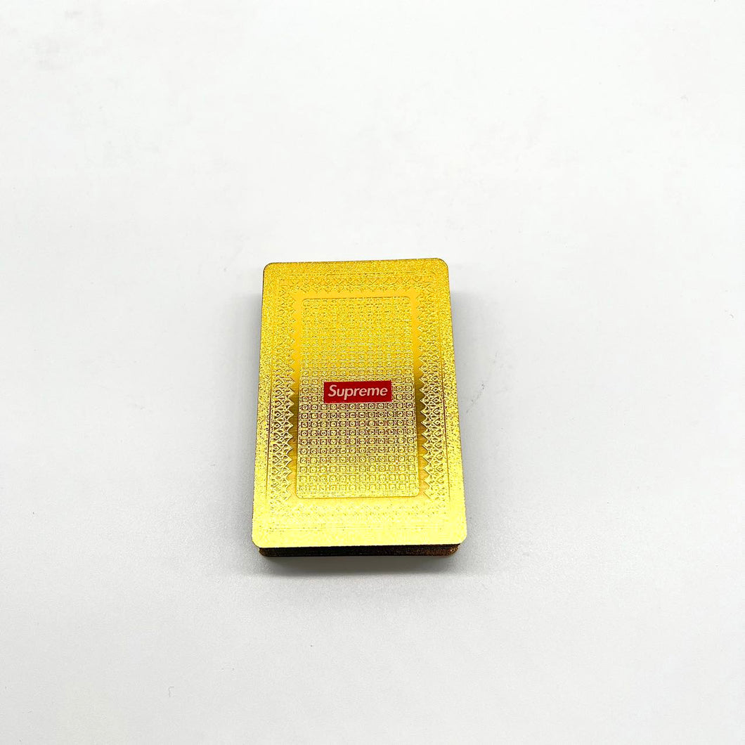 Supreme Gold Foil Playing Card
