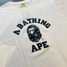 Load image into Gallery viewer, Bape Space Camo Collage White Tee

