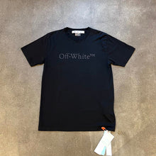 Load image into Gallery viewer, OFF-White Bookish Laund Slim Black Tee

