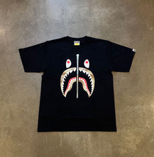 Load image into Gallery viewer, Bape Shark Desert Camo Black Tee
