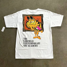 Load image into Gallery viewer, Pacsun Garfield Art Academy White T-Shirt
