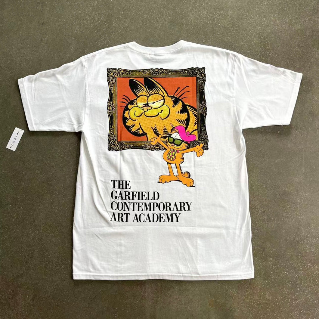 Pacsun Garfield Art Academy White T-Shirt