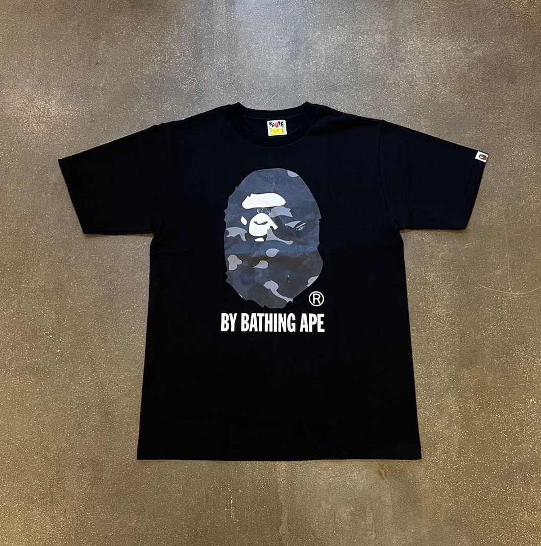 Bape Black Camo Ape Head Tee