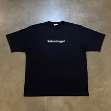 Load image into Gallery viewer, Balenciaga Classic Logo Black Tee
