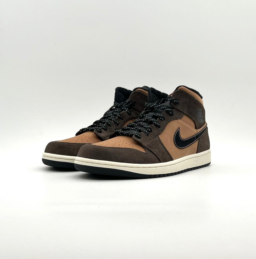 AJ1 Mid SE Dark Chocolate