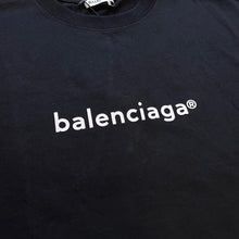 Load image into Gallery viewer, Balenciaga Classic Logo Black Tee
