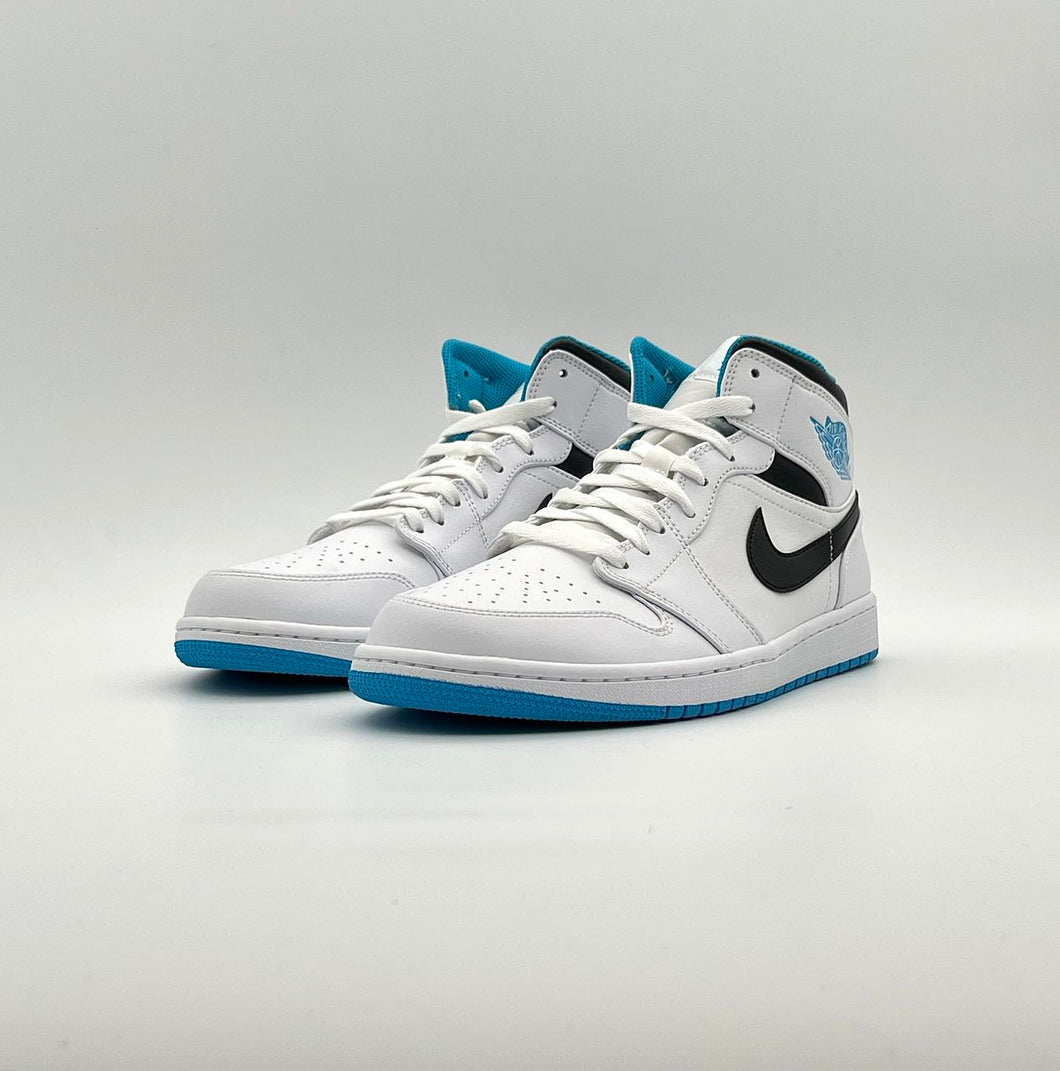 AJ1 Mid Laser Blue