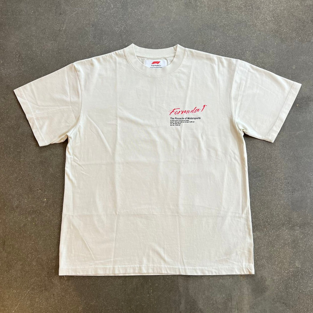 PacSun x Formula 1 Specs Oversized Cream Tee