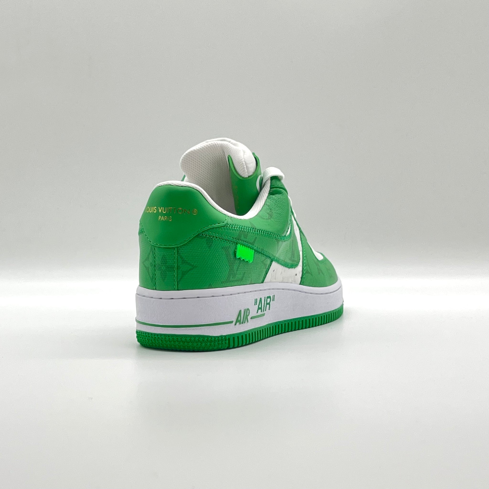 Louis Vuitton Nike Air Force 1 Low By Virgil Abloh White Green Sneaker