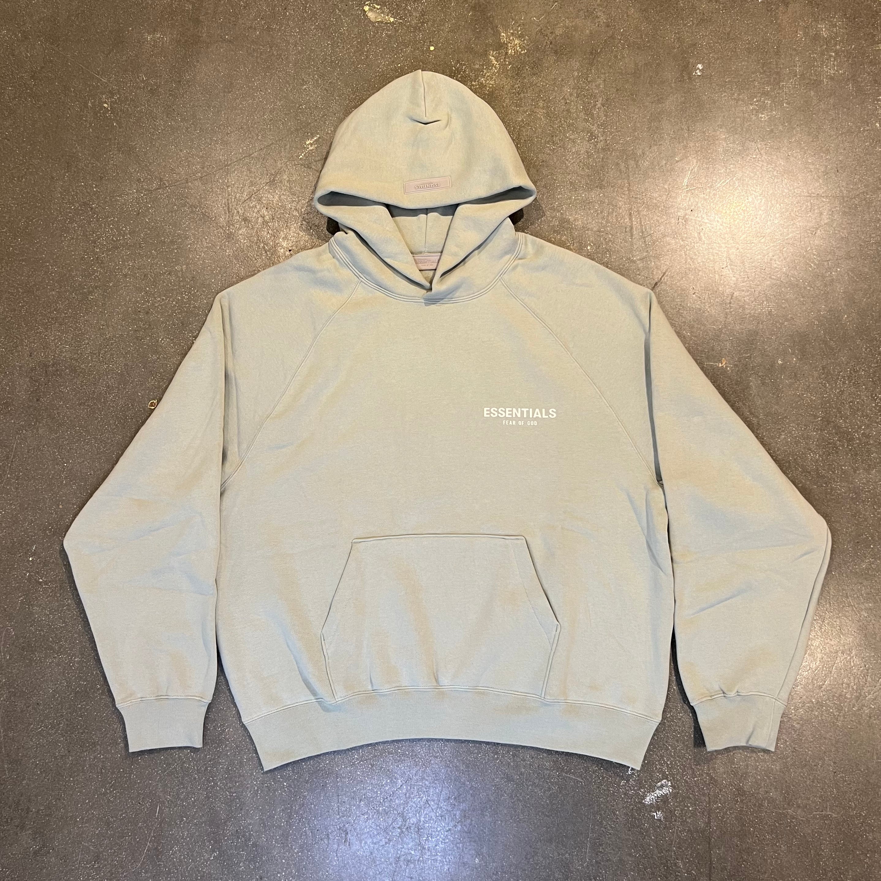 Fear of God Essentials Hoodie Seafoam – FABULOUS CONSIGNMENT STORE