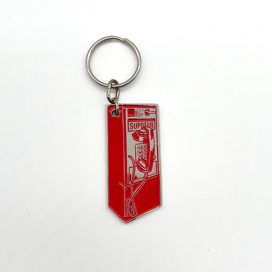 Supreme Payphone Keychain Red