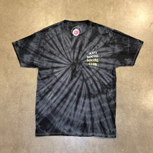 Load image into Gallery viewer, Anti Social Social Club Thermal Internal T-shirt Black Tie Dye
