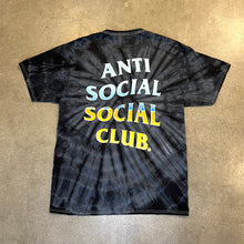 Load image into Gallery viewer, Anti Social Social Club Thermal Internal T-shirt Black Tie Dye
