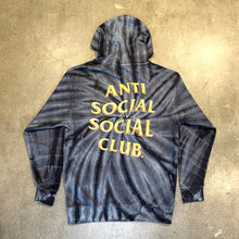 Load image into Gallery viewer, Anti Social Social Club Effectionate Hoodie Black Tie Dye
