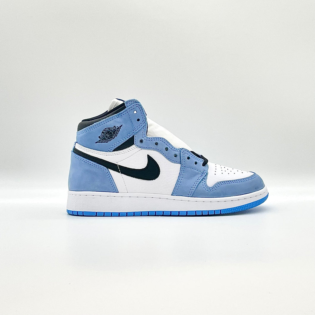 Jordan 1 Retro High White University Blue Black (GS)