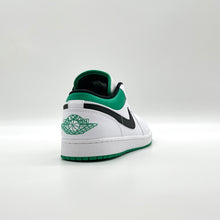 Load image into Gallery viewer, Jordan 1 Low White Lucky Green Black
