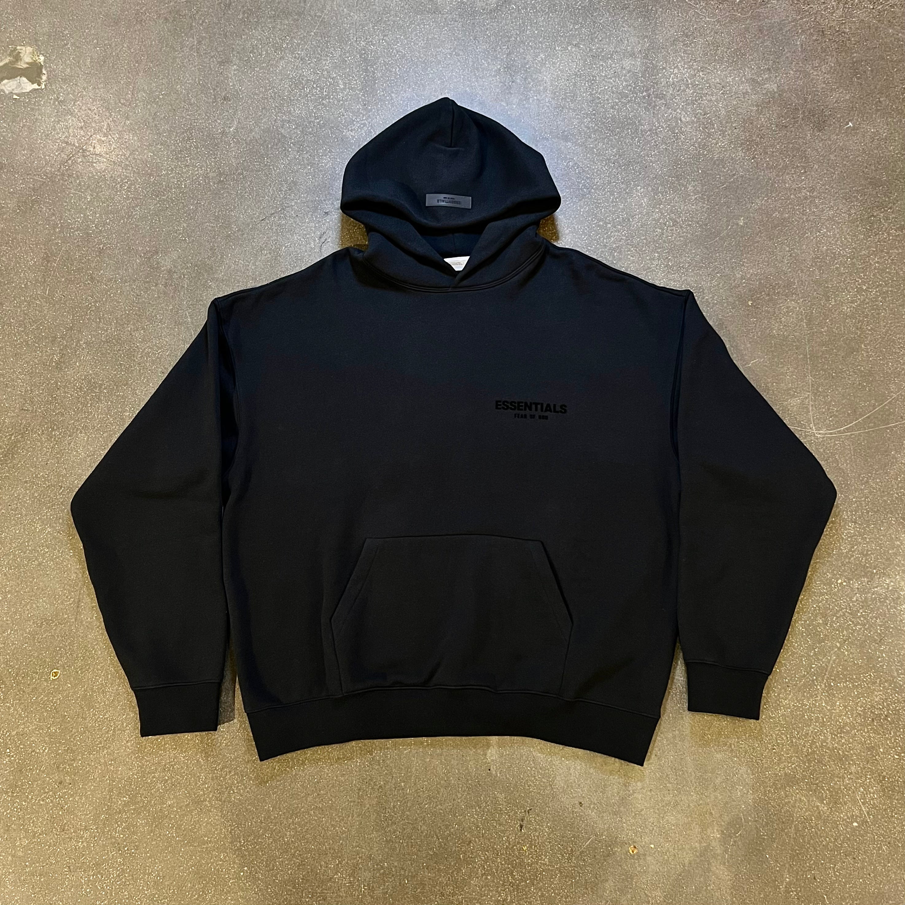 Fear of God Essentials Pullover Hoodie Black – FABULOUS CONSIGNMENT STORE