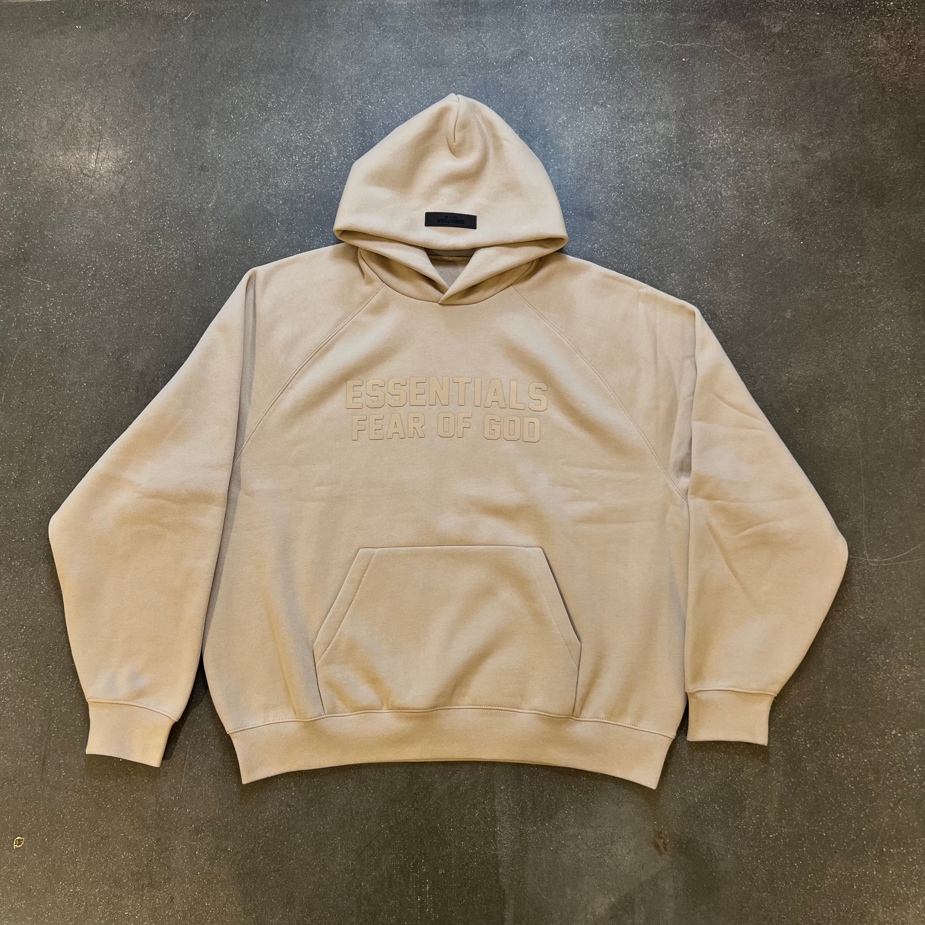 Fear of God Essentials Hoodie Sand – FABULOUS CONSIGNMENT STORE