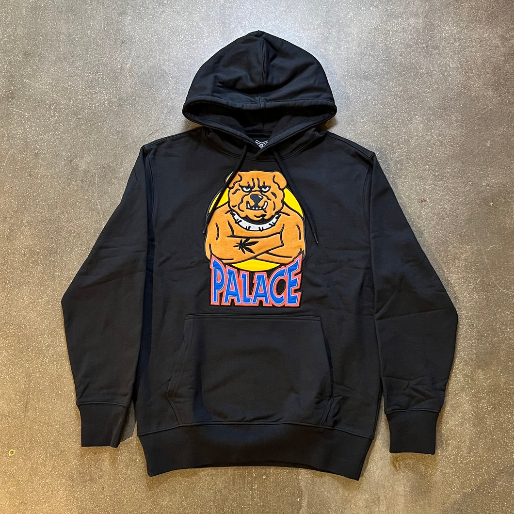 Palace Bulldog Hood Black