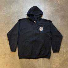 Load image into Gallery viewer, Anti Social Social Club Torn Pages Of Our Story Zip Up Hoodie Black
